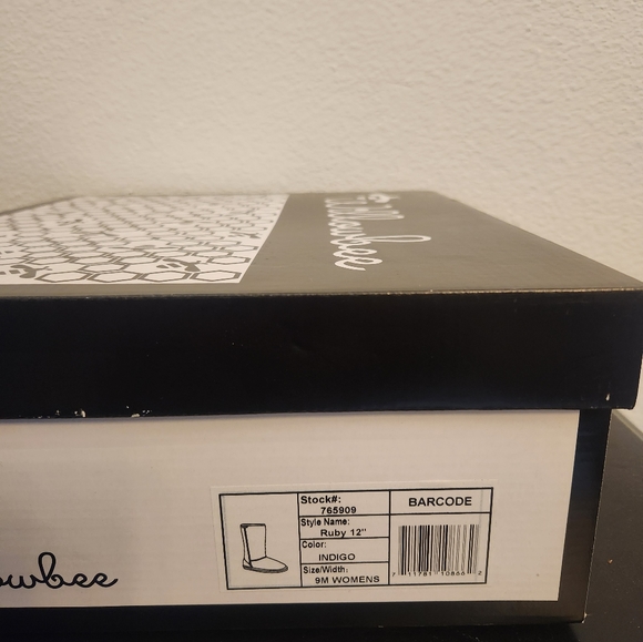 Blue tall boots - Picture 2 of 8